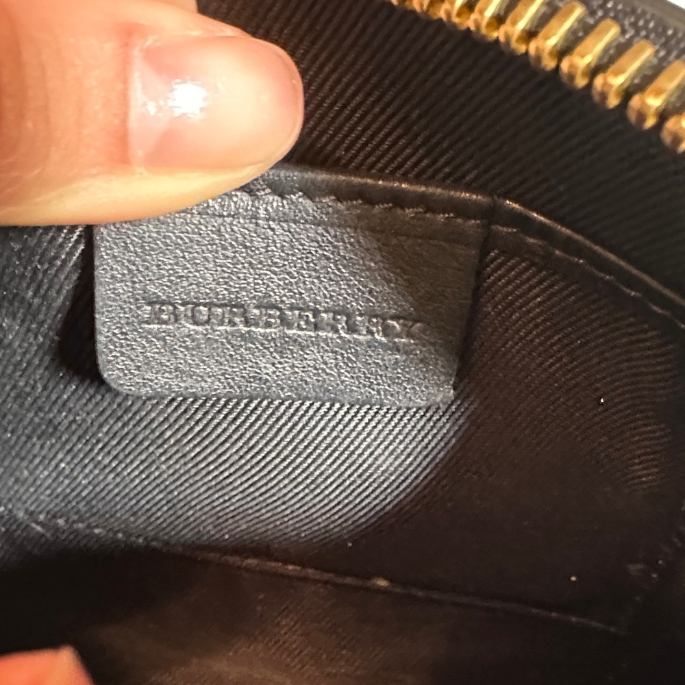 Burberry Textured Black Crossbody Clutch - Picture 9 of 9